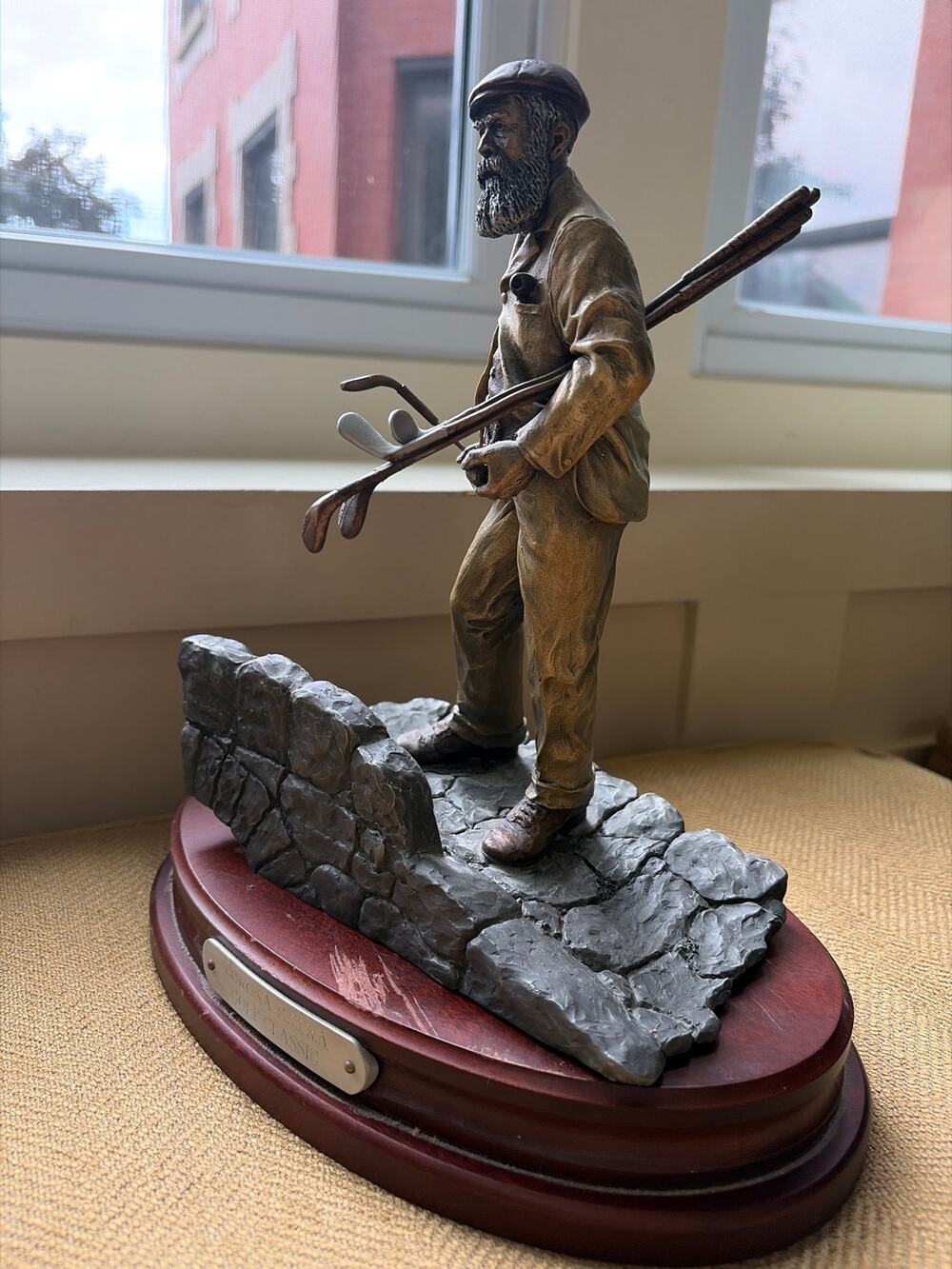Old Tom Morris St. Andrews Keeper of the Greens Mixed Metal Statue Michael Roche